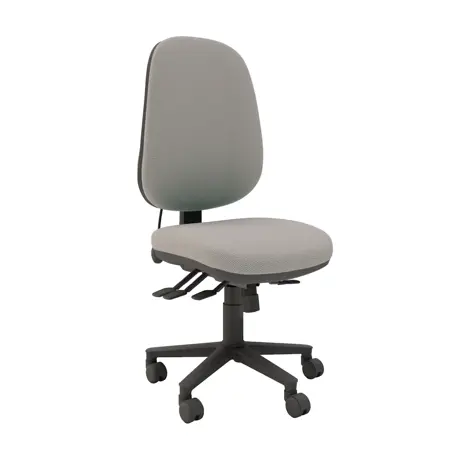 Multi-functional High Back Task Chair - Black Base - No Arms - Redoubt